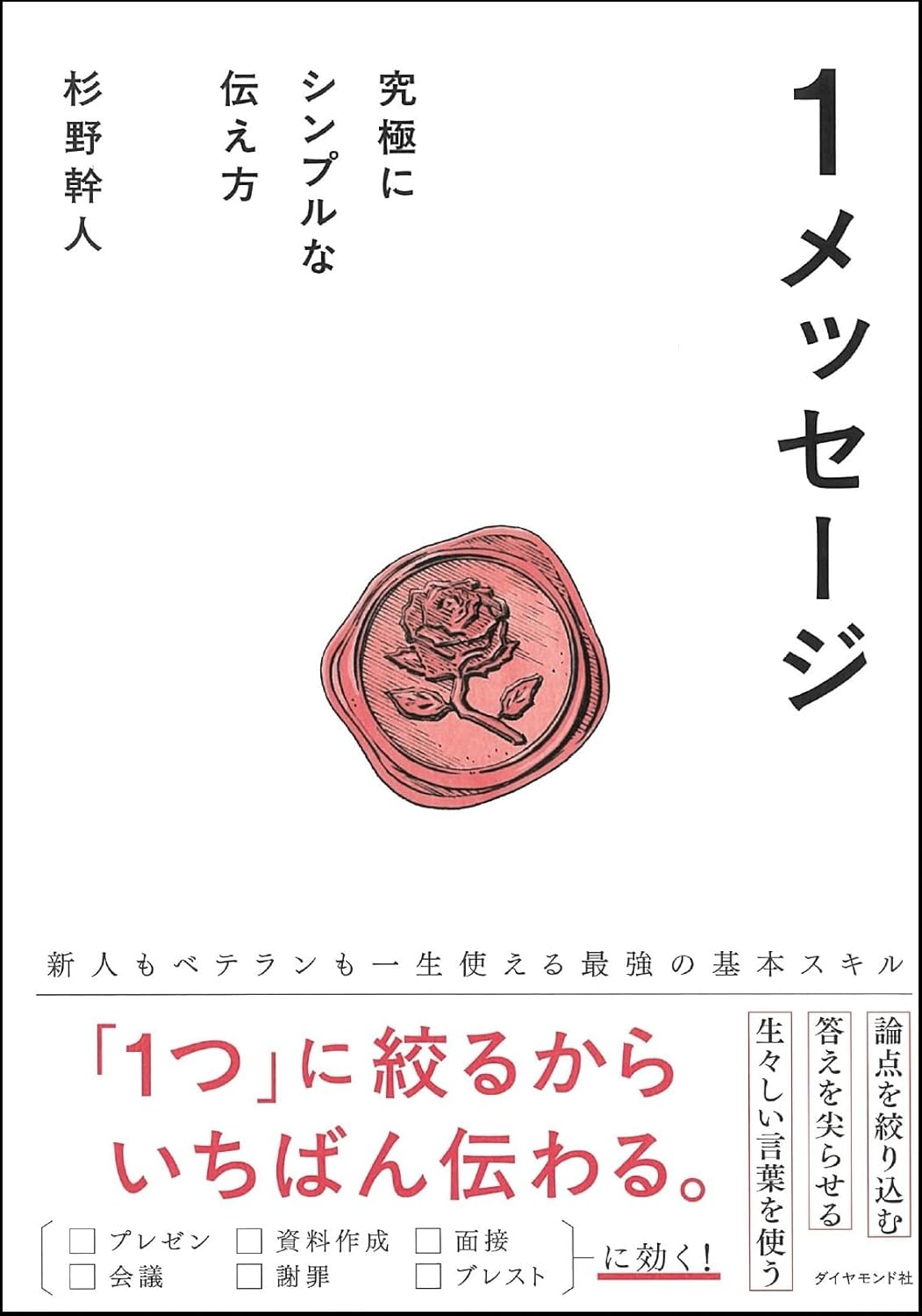 １メッセージ　究極にシンプルな伝え方